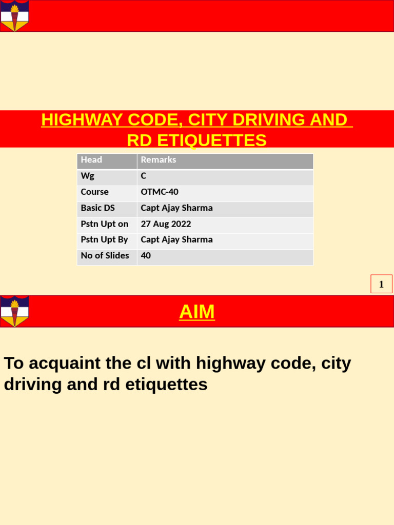 Highway Code, City Driving | PDF | Traffic | Vehicles
