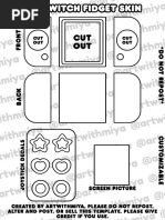 ArtwithMiya DIY Fidget Board Template | PDF