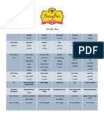 Weekly Plan 4-16-12