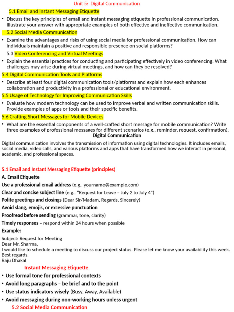 Crafting Professional Text Messages | PDF | Communication | Social Media