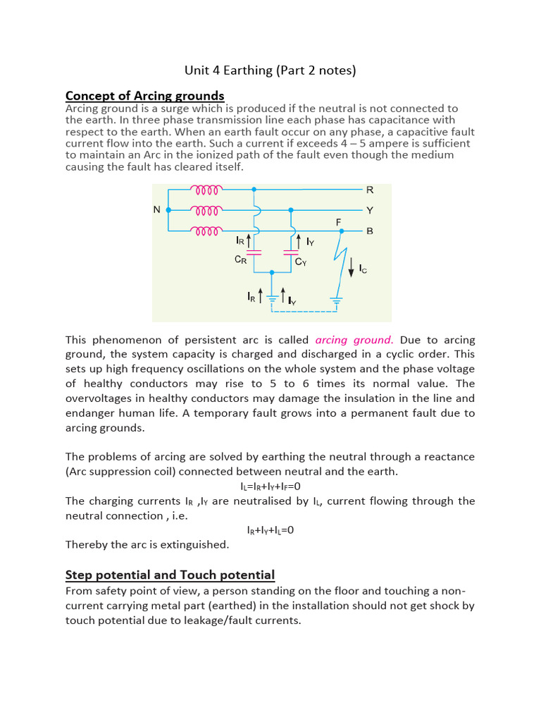 Understanding Arcing Grounds and Safety | PDF | Electric Arc | Power ...