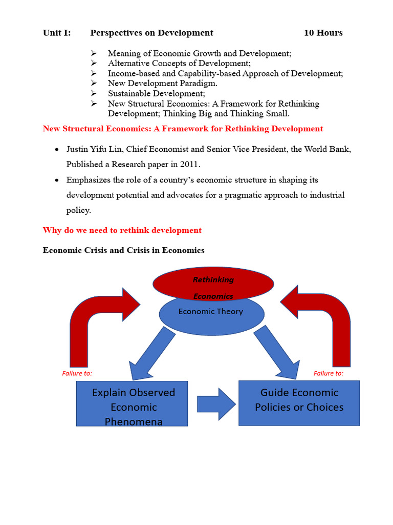 Rethinking Development: New Structural Economics | PDF | Economics ...