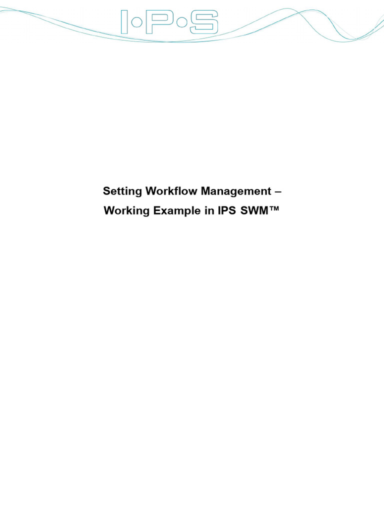2.3 Setting Workflow Management - MANUAL - REV - JBI | PDF | Computing ...