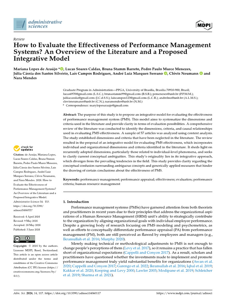 Evaluating Performance Management Systems | PDF | Performance Appraisal ...