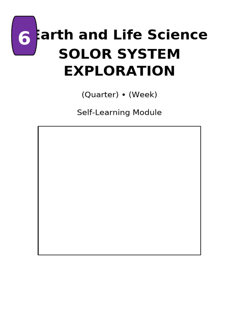 Layers of the Earth: Self-Learning Module | PDF | Earth | Plate Tectonics