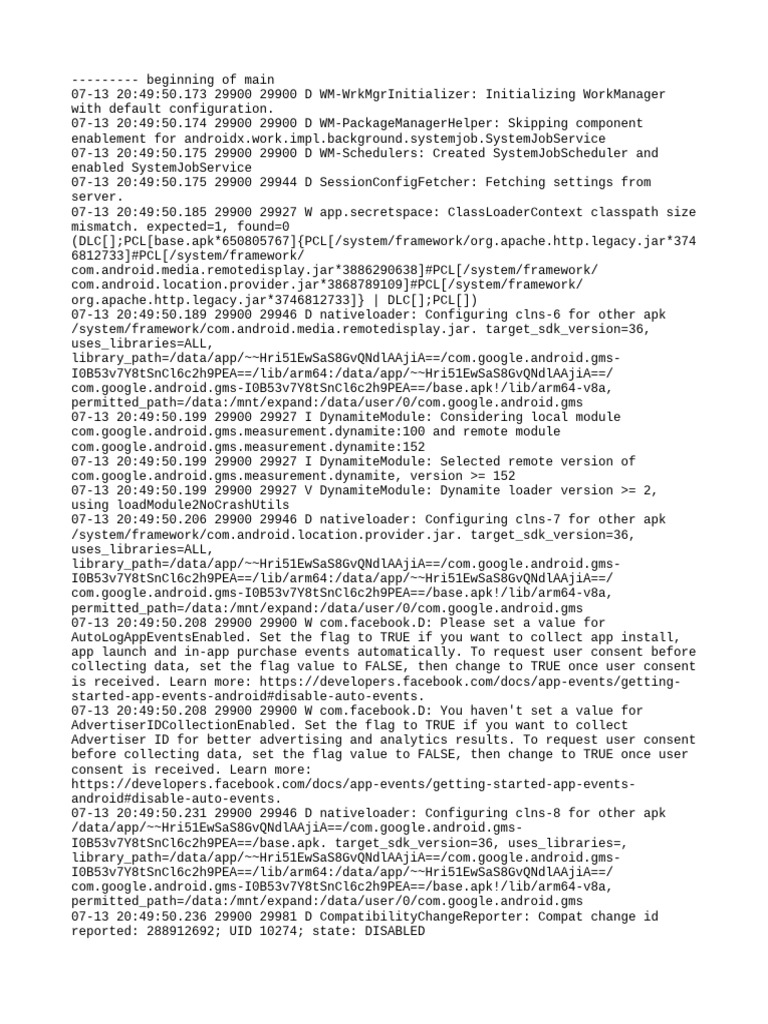 Com - Hello.miheapp - Secretspace Logcat | PDF | Computer Programming ...