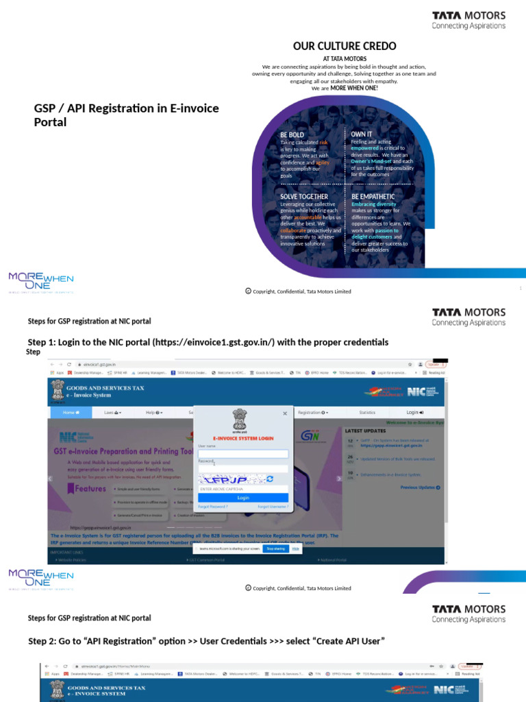 E-Invoice API Registration (1) | PDF | Computer Access Control | Computing