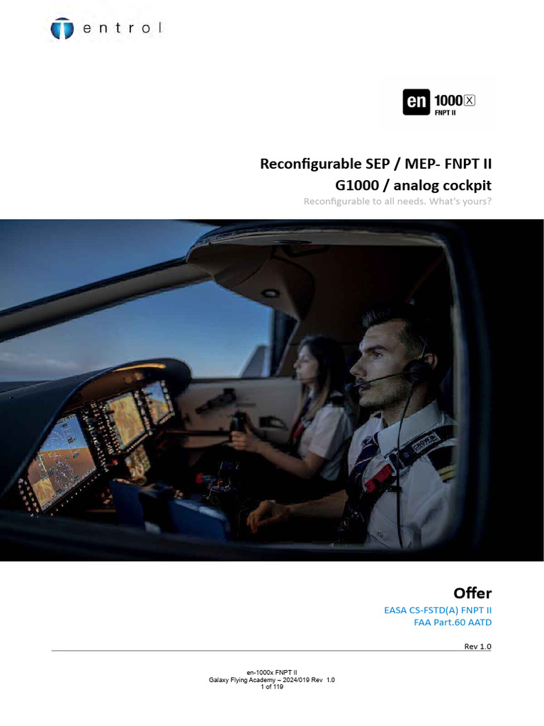 Reconfigurable FNPT II Simulator Offer | PDF | Aircraft | Aviation