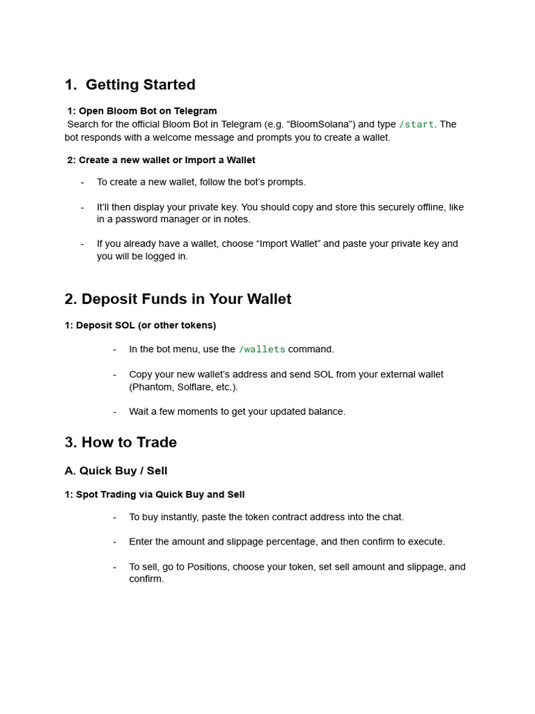 A To Z Process To Use Bloombot | PDF | Software | Computing