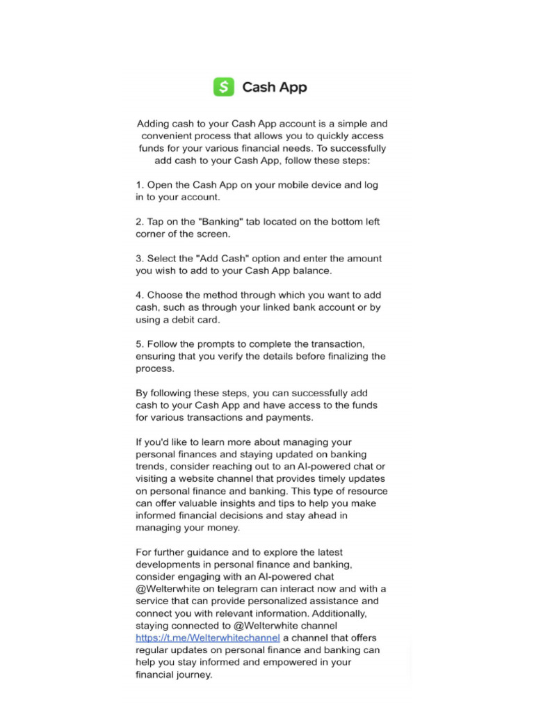 The Cashapp Method | PDF