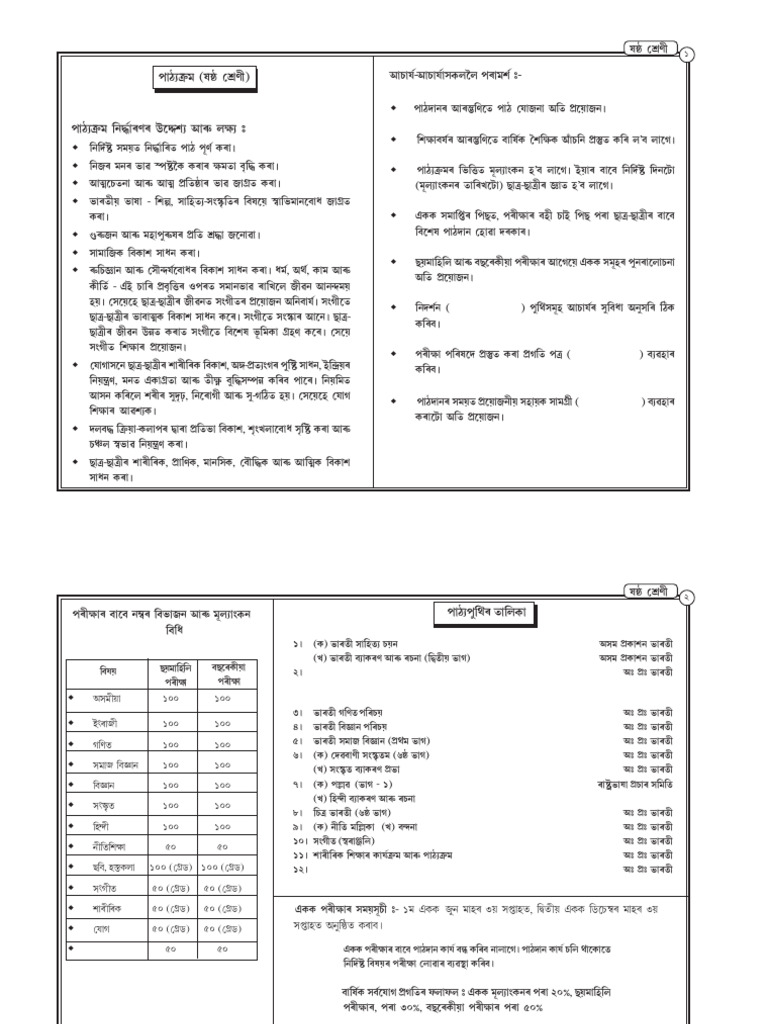 Class 6 | PDF