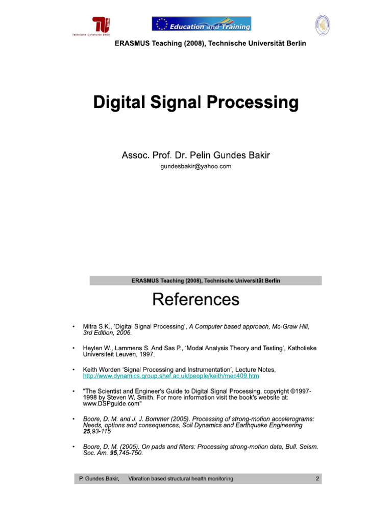 DSP PART I 2per Pageee | PDF