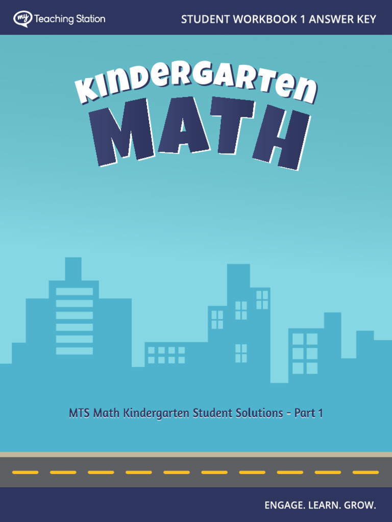 Kindergarten Math Workbook Guide | PDF