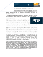 Invent a Rio de Elementos de Propuesta de Intervencion