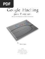 Download Google Hacking Para Pen Testers by Joe Vnrek SN89708987 doc pdf