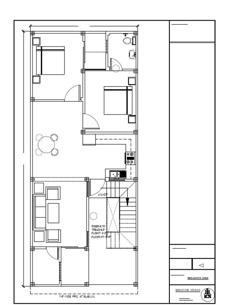 Ground Floor Plan for Residential Project | PDF