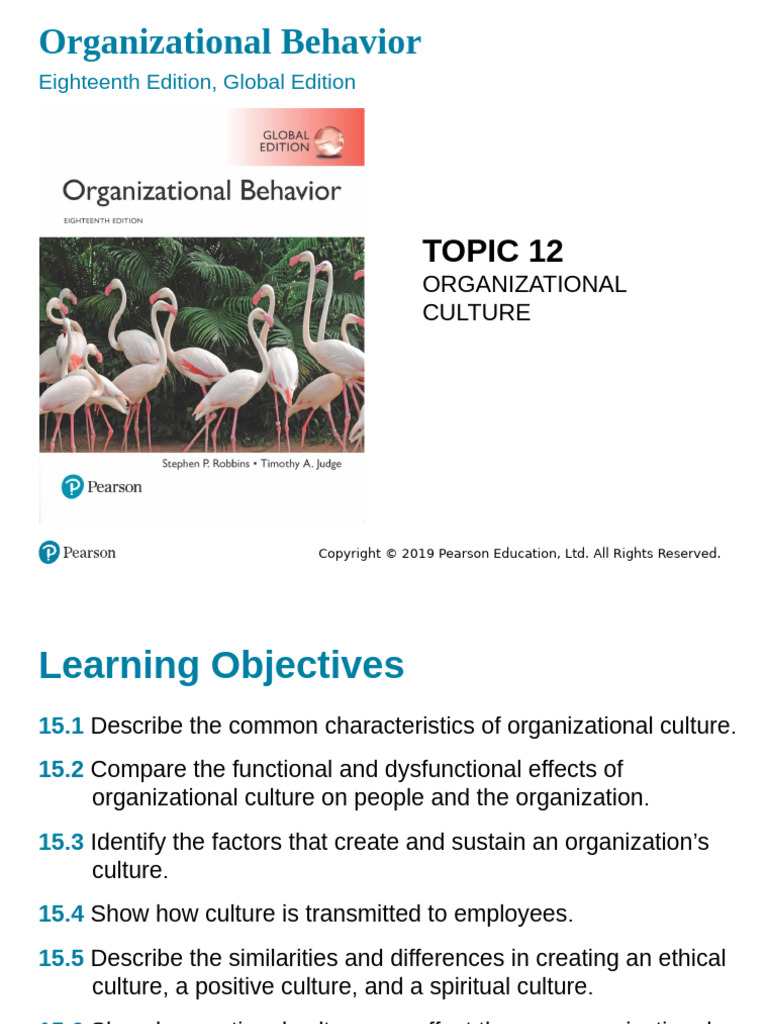 Understanding Organizational Culture | PDF | Organizational Culture ...