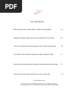 Fireroom Restaurant Menu Overview | PDF | Sushi | French Fries