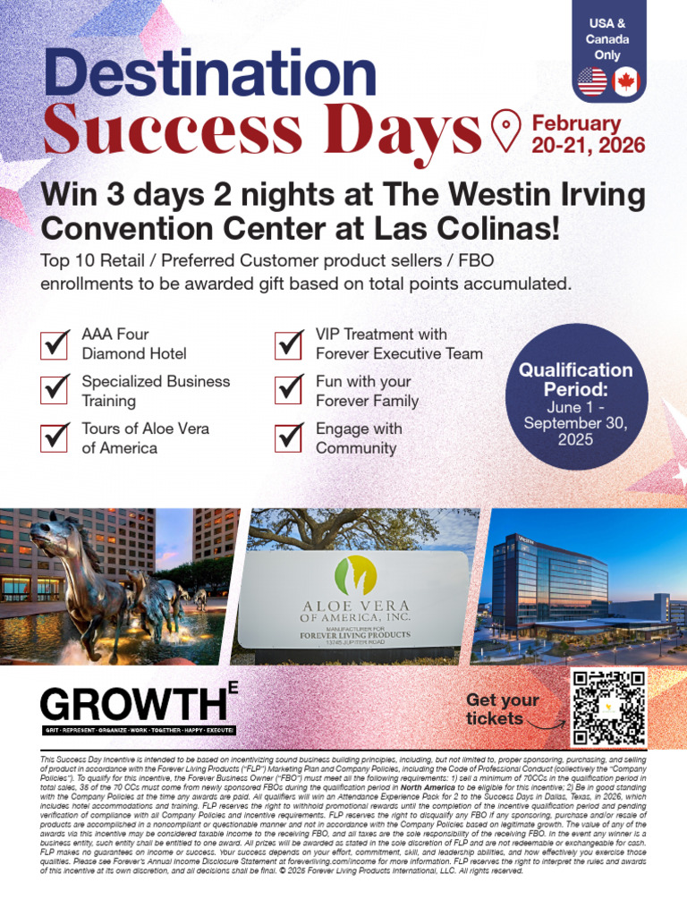 Success Days Incentive in Dallas 2026 | PDF | Government Finances ...