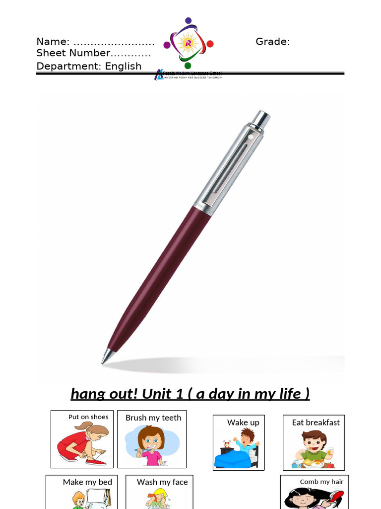 Daily Routines and Present Simple Tense | PDF | English Language ...
