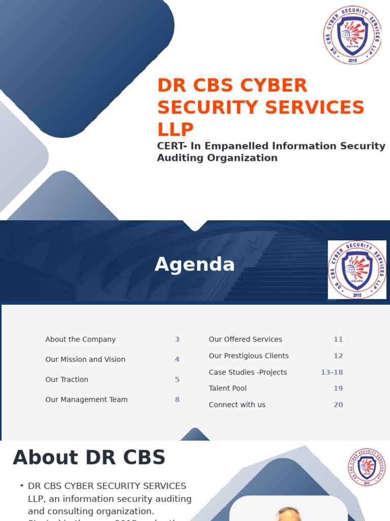 DR CBS Cyber Security Services Overview | PDF | Computer Security ...