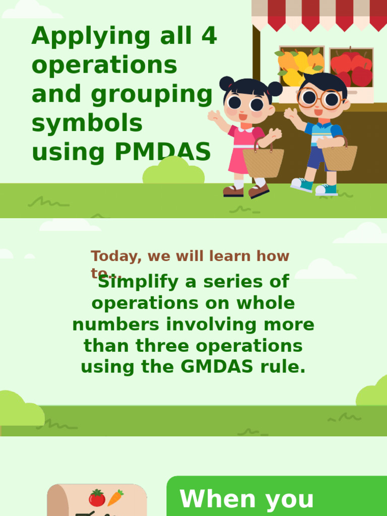 M5Q1L11 Lesson Slides - Performing More Than Three Operations Using ...