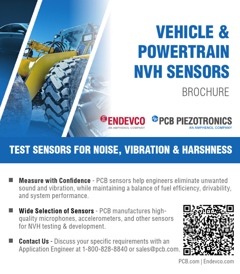 NVH Sensors for Vehicle Testing | PDF