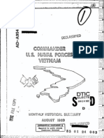 U.S. Naval Forces Vietnam Monthly Historical Summary Aug 1969
