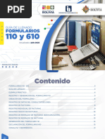 Guía para Llenar el Formulario 610 | PDF | Economias