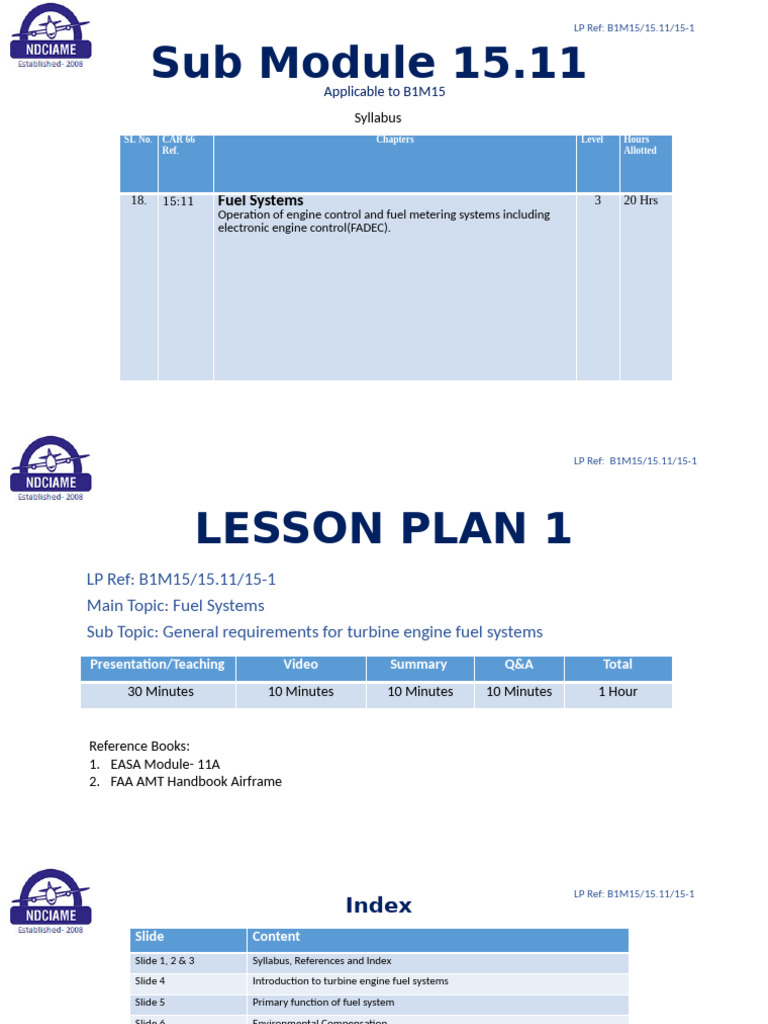 Sub Module 15.11: Fuel Systems | PDF | Engines | Combustion