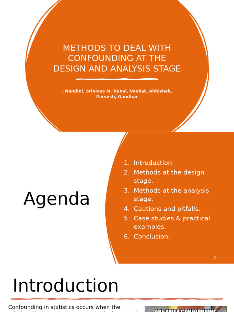 Managing Confounding in Statistics | PDF | Confounding | Statistics