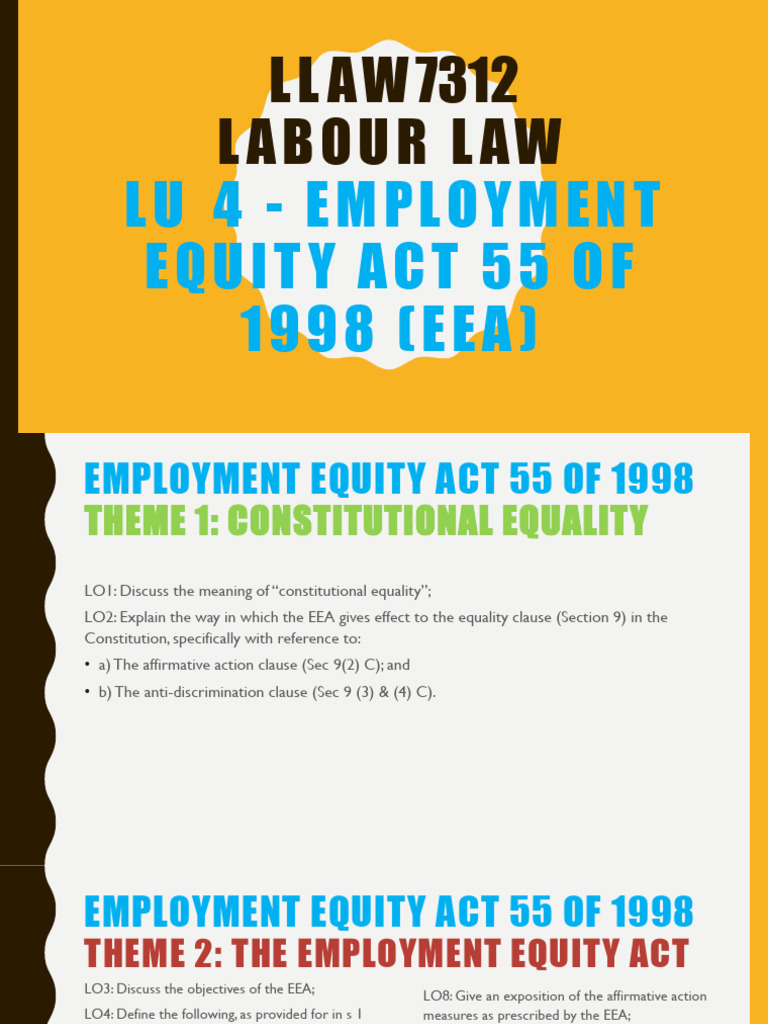 Lu 4 Theme 1 | PDF | Discrimination | Affirmative Action