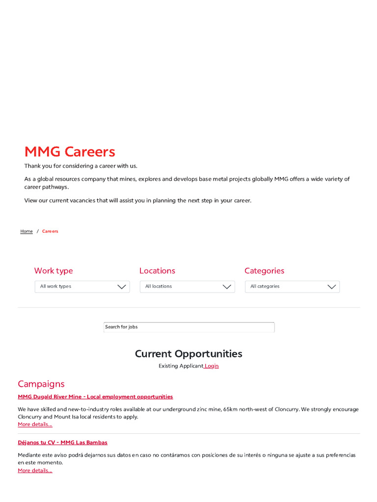 Recrutement MMG 2025 : Postulez maintenant | PDF | Minéral | Matériaux
