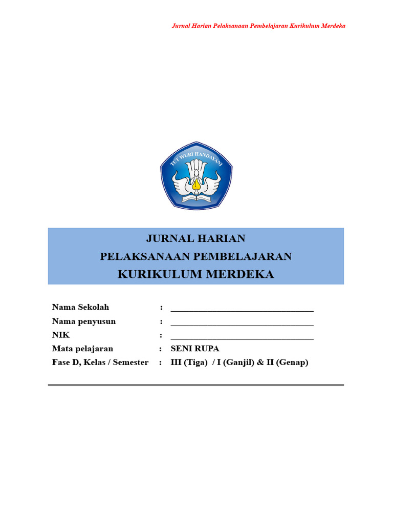 Jurnal Pembelajaran Seni Rupa SD | PDF