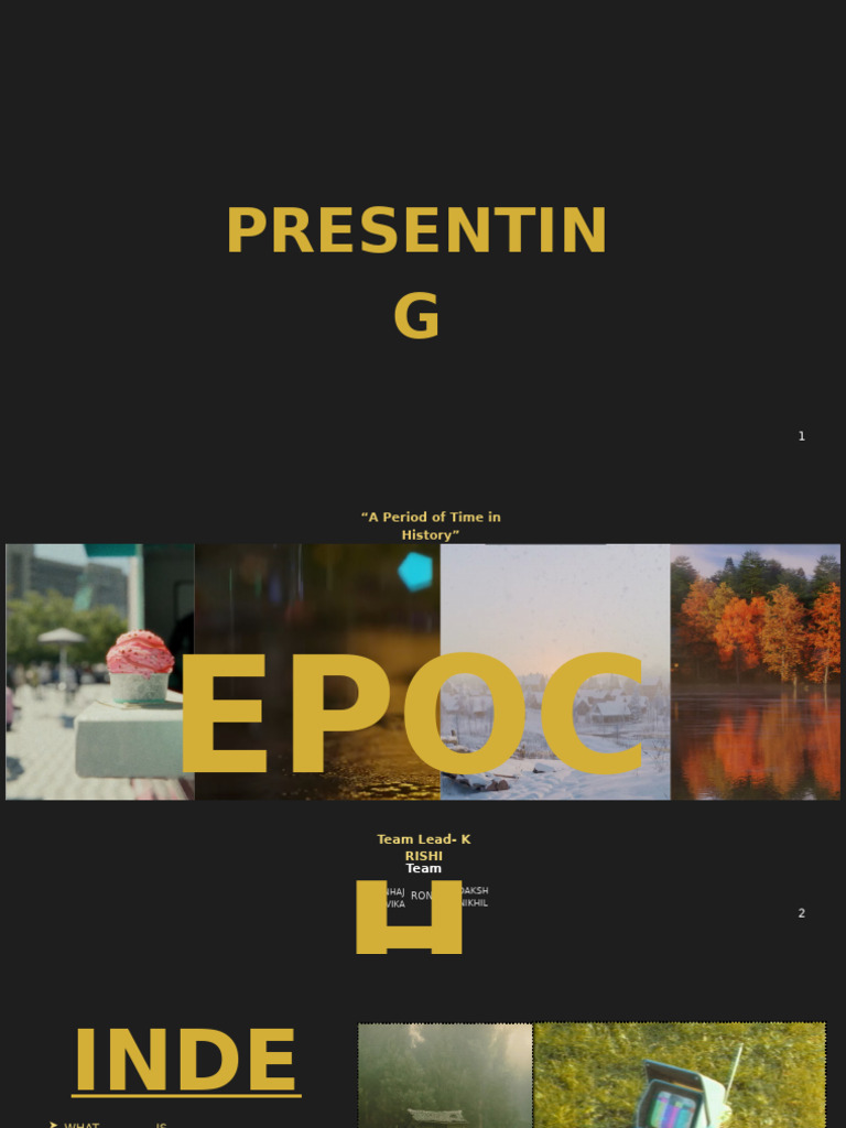 Epoch | PDF
