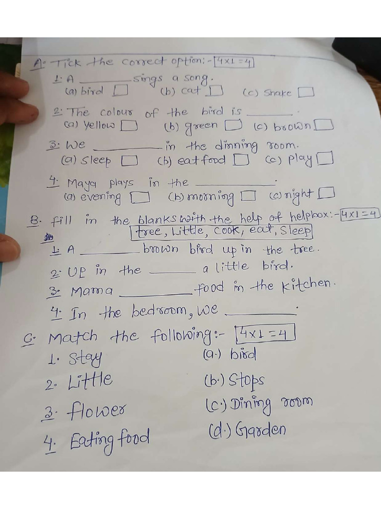 Class 1 Eng | PDF