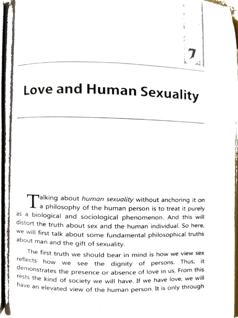 Understanding Love and Sexuality Ethics | PDF | Courtship | Marriage