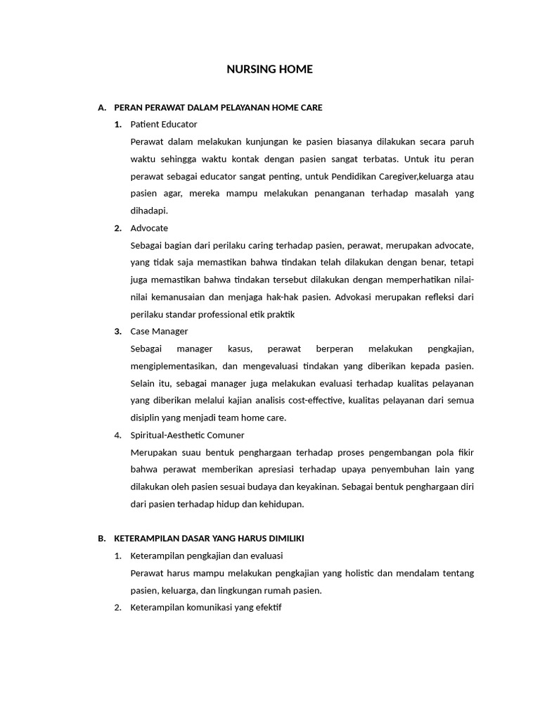 Nursing Home | PDF