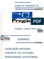 Curso de Formacao de PregoeiroI