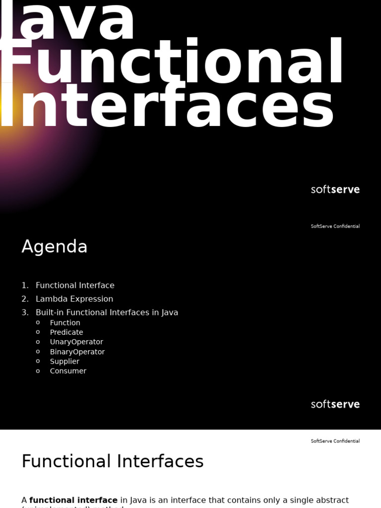 Java Functional Interfaces Overview | PDF | Method (Computer ...