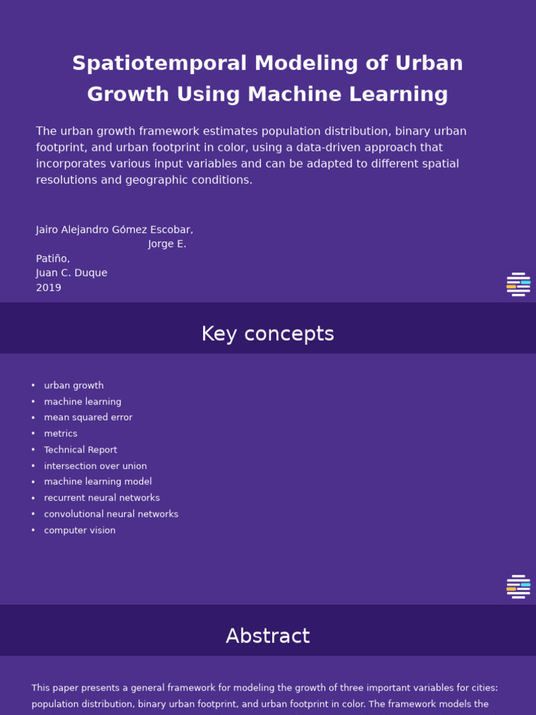 Urban Growth Modeling with Machine Learning | PDF | Machine Learning ...