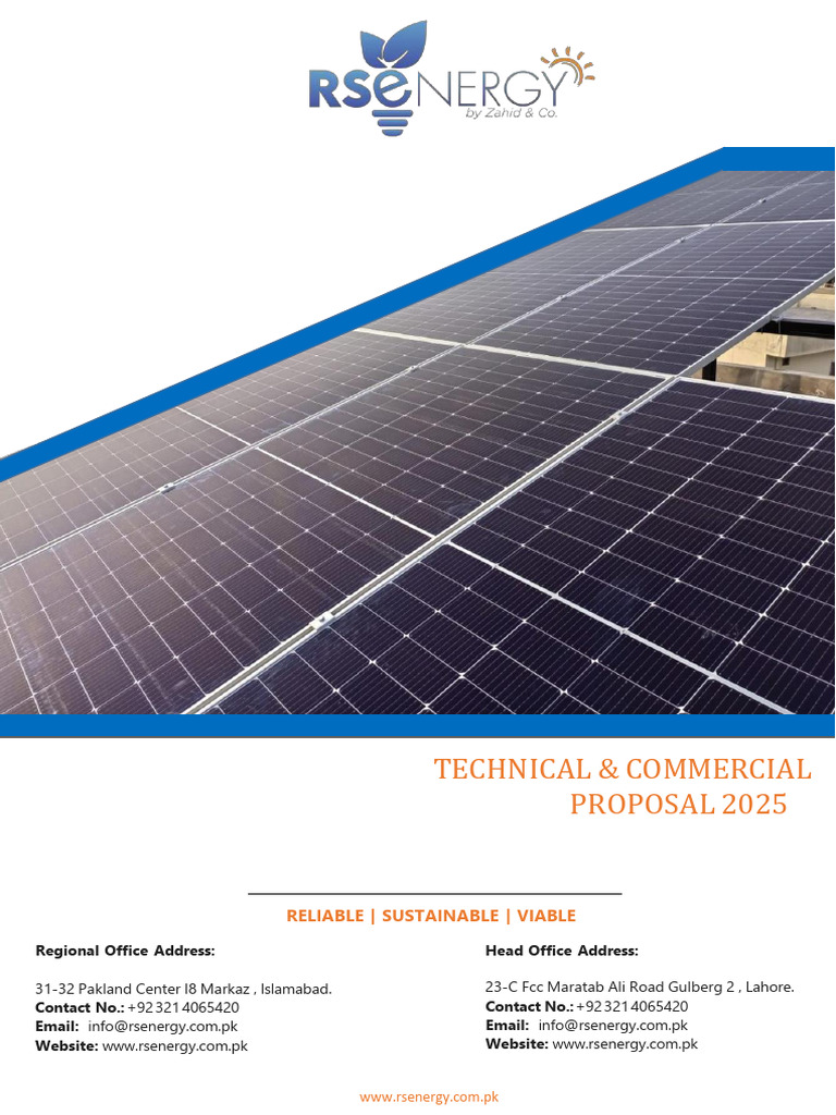 24.5x15X2KW Ongrid Solar System Proposal | PDF | Photovoltaic System ...