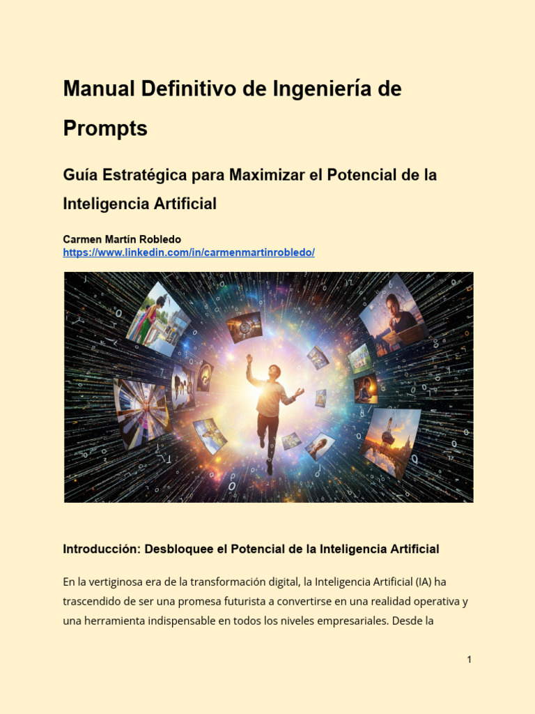 Manual de Ingeniería de Prompts IA | PDF | Inteligencia artificial ...