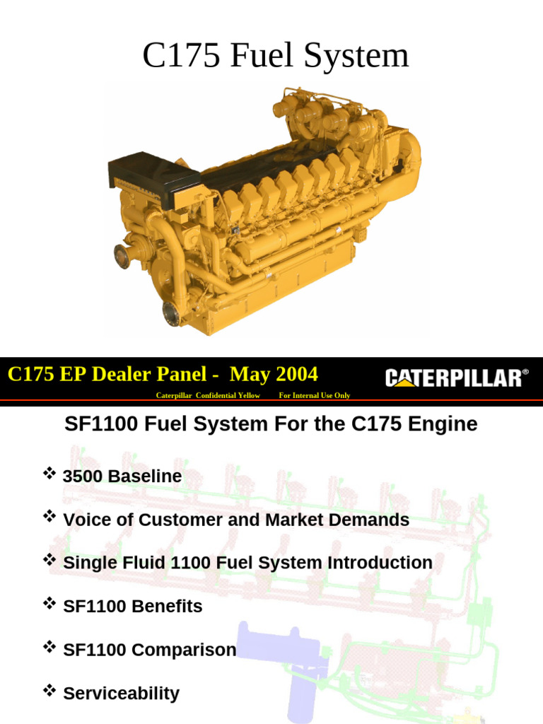 C175 Fuel System: C175 EP Dealer Panel - May 2004 | PDF | Pump | Fuel ...