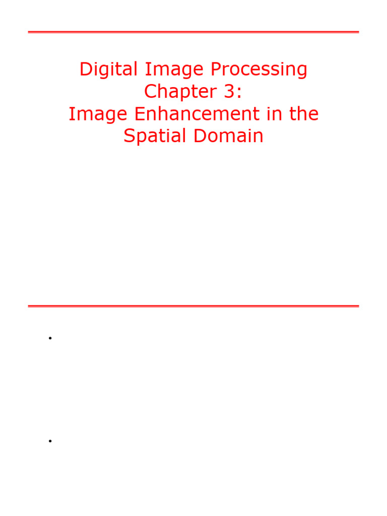 Image Enhancement Techniques in Digital Processing | PDF | Signal ...