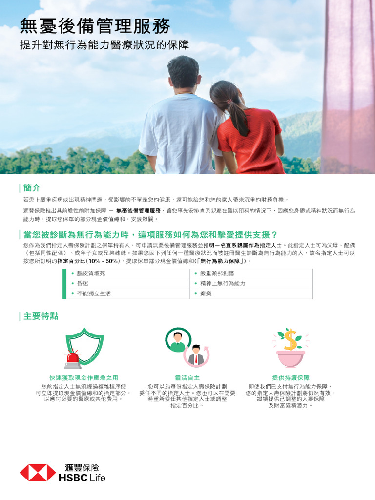 Incapacity Protection Service Flyer | PDF