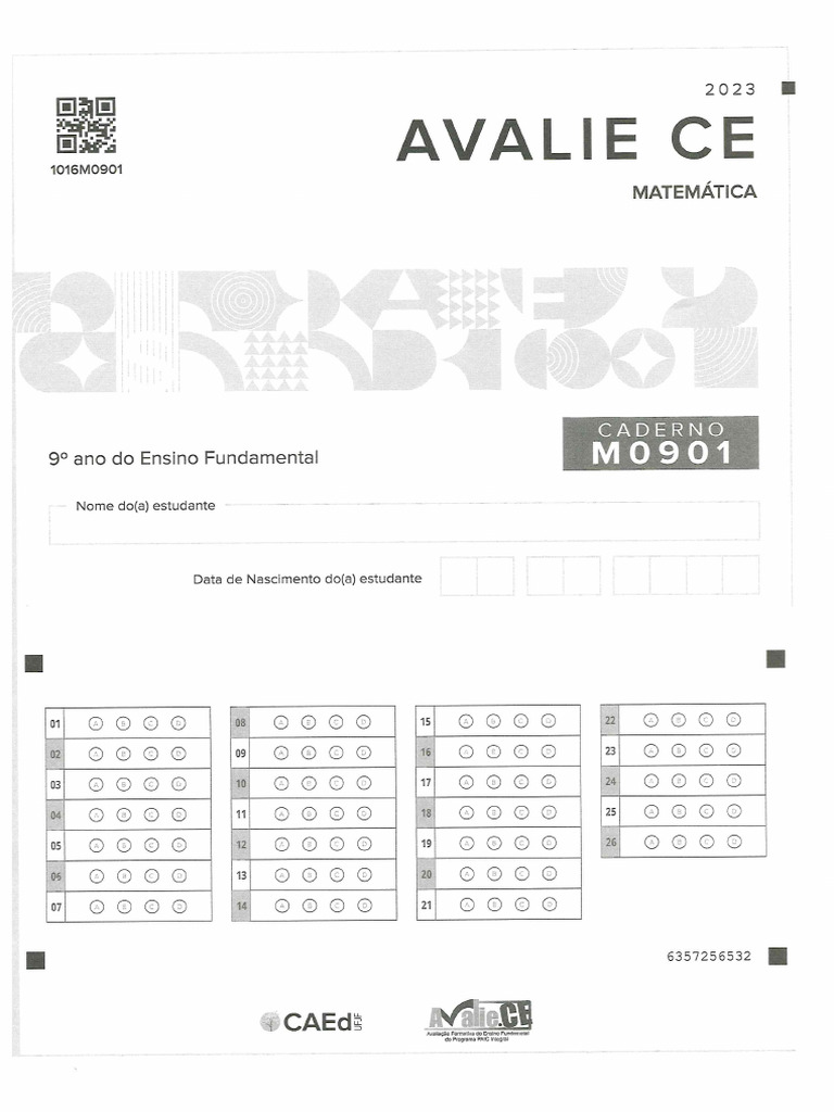 Adr Inicial 9º Ano Mt | PDF
