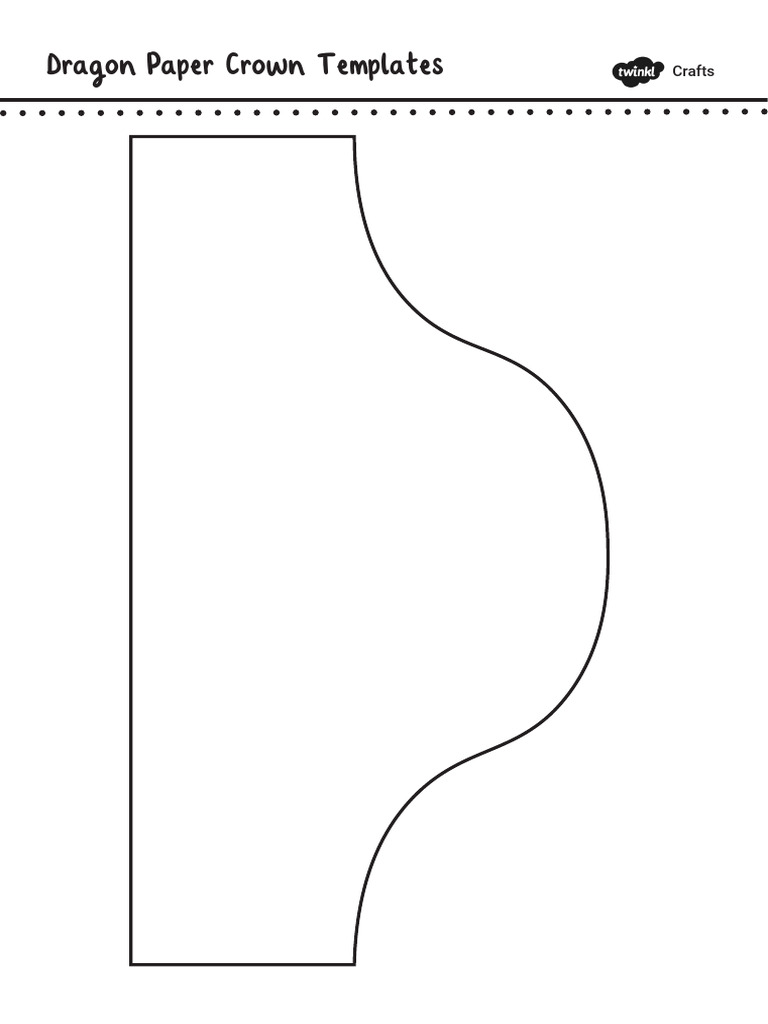 Dragon Paper Crown Templates | PDF