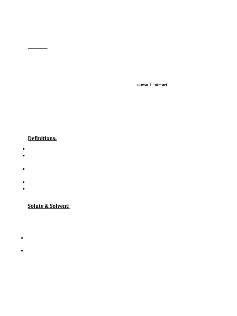 Solutions | PDF | Osmosis | Solvation