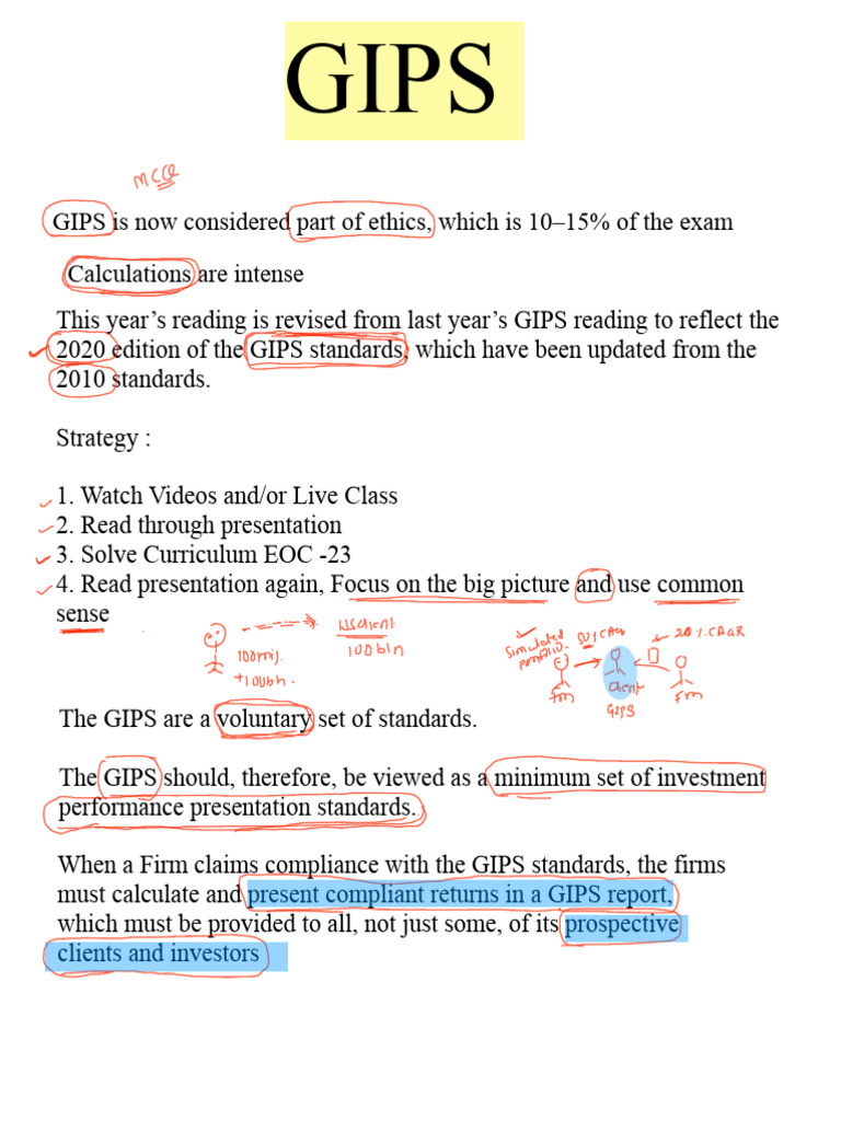 GIPS Standards Overview and Compliance Guide | PDF | Investment ...